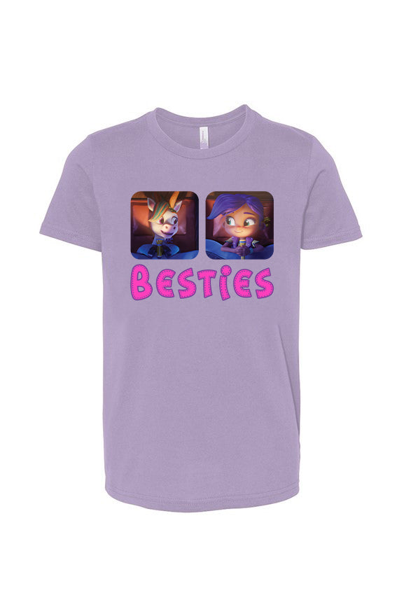 Besties Youth Jersey Tee