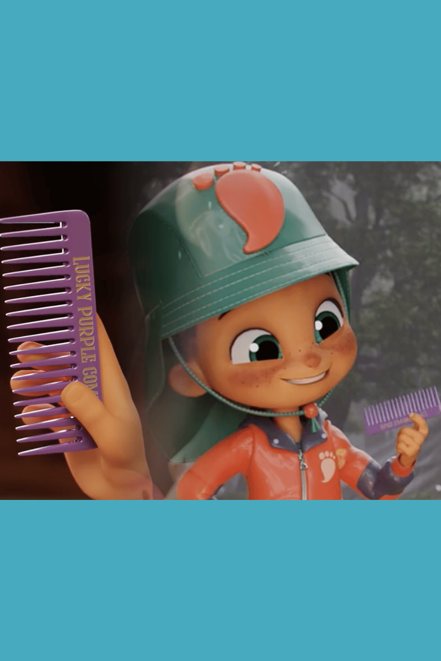 Lucky Purple Comb